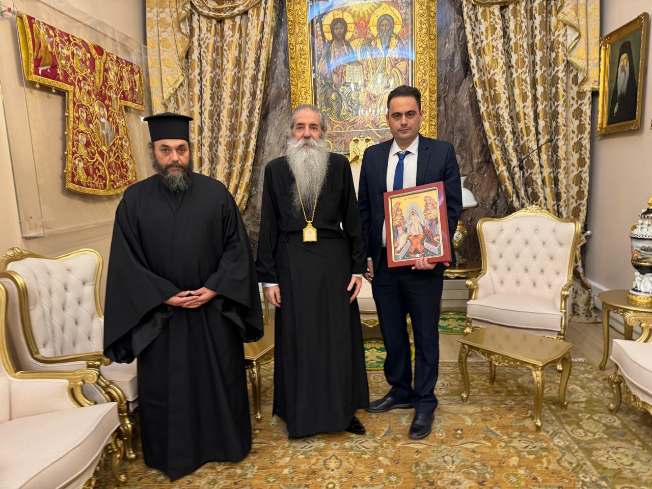 o-neos-diikitis-tou-tzaniou Ο νέος Διοικητής του Τζανείου Νοσοκομείου στον Μητροπολίτη Πειραιώς