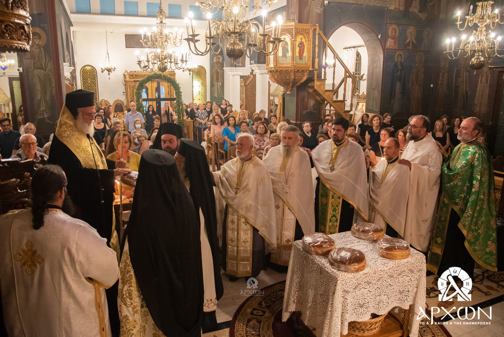 o-panigirikos-esperinos-tis-ipsoseos Ο Πανηγυρικός Εσπερινός της Υψώσεως του Τιμίου Σταυρού στα Άνω Λιόσια