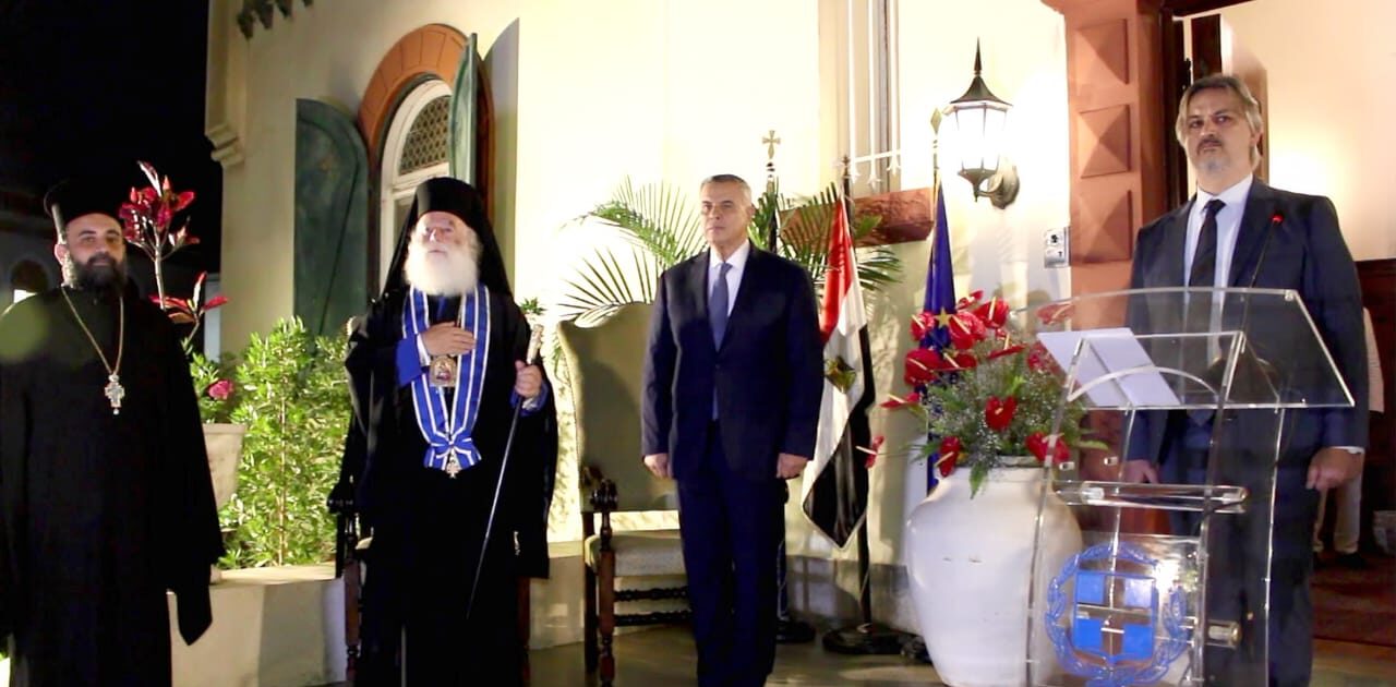 o-patriarchis-Αlexandrias-stin-epetiaki Ο Πατριάρχης Αλεξανδρείας στην επετειακή βραδιά του Γεν. Προξενείου της Ελλάδος