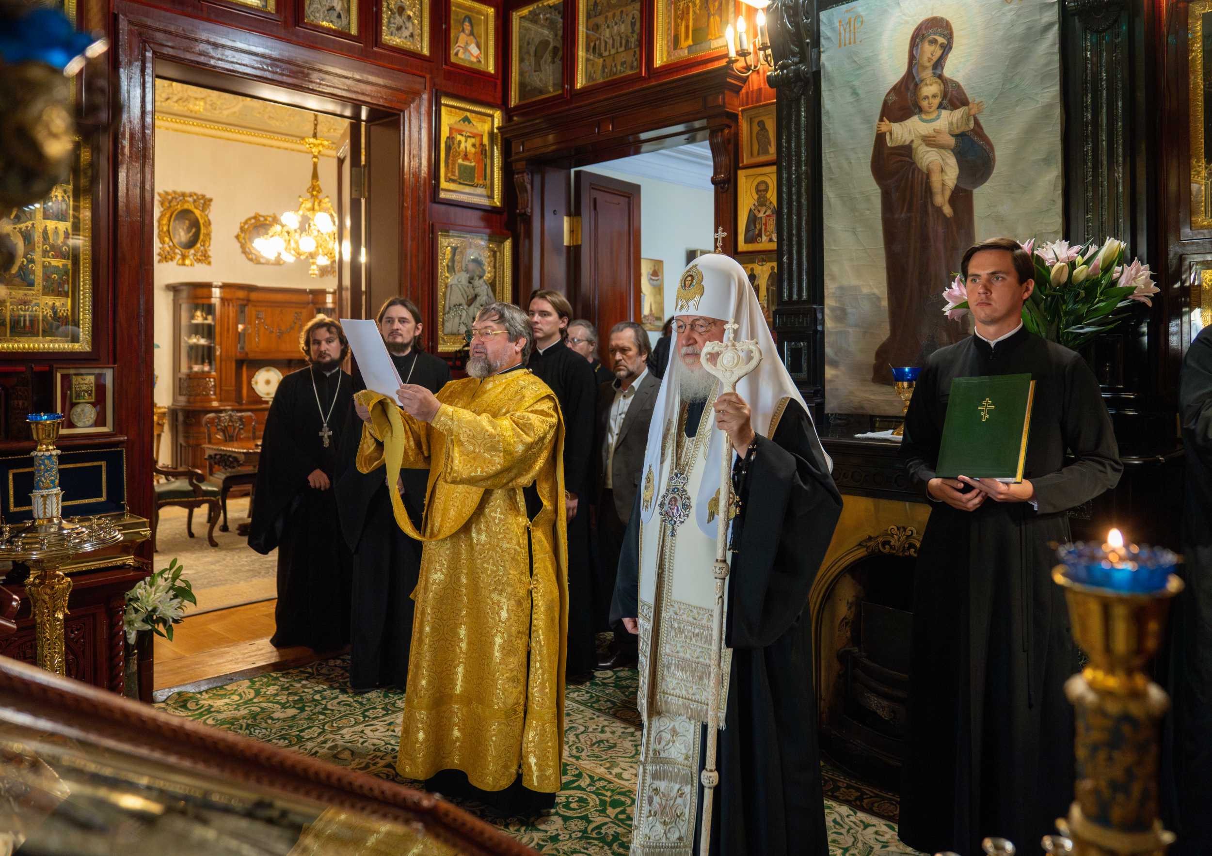 o-patriarchis-moschas-telese-deisi Ο Πατριάρχης Μόσχας τέλεσε δέηση ενόψει της συνάντησης των προέδρων Ρωσίας και Ηνωμένων Πολιτειών στην Αλάσκα (ΒΙΝΤΕΟ)