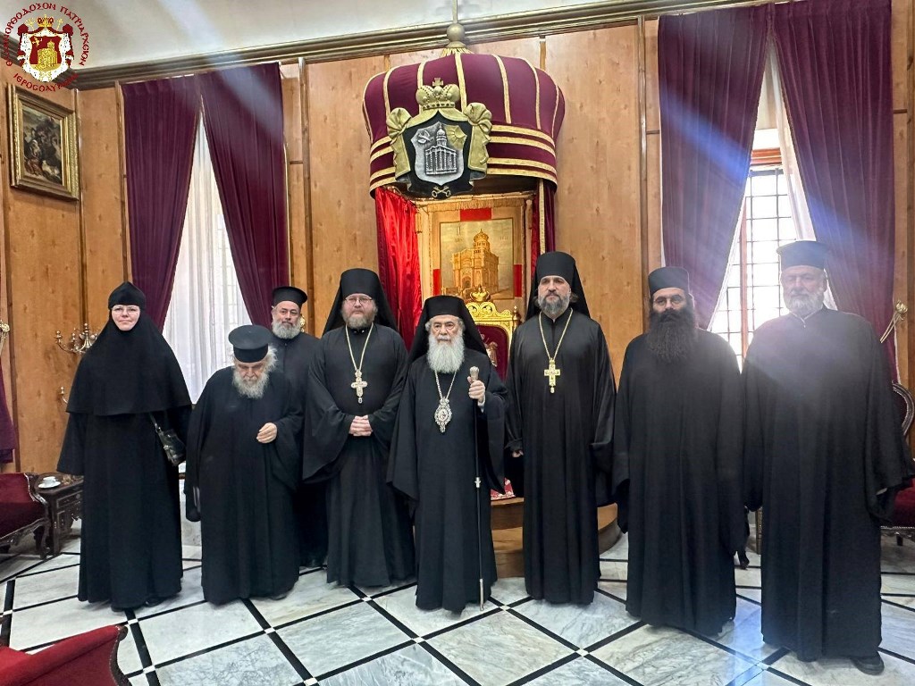 o-proistamenos-tis-rosikis-pnevmatikis Ο Προϊστάμενος της Ρωσικής Πνευματικής Αποστολής στα Ιεροσόλυμα επισκέφθηκε τον Πατριάρχη Ιεροσολύμων