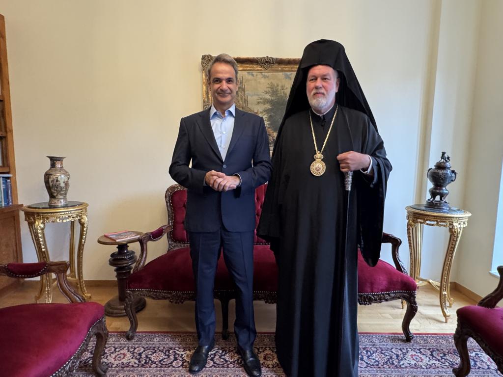 Ο Πρωθυπουργός της Ελλάδος στον Μητροπολίτη Βελγίου