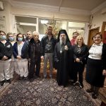 O ΣΕΒΑΣΜΙΩΤΑΤΟΣ ΜΗΤΡΟΠΟΛΙΤΗΣ ΠΑΤΡΩΝ κ.κ. ΧΡΥΣΟΣΤΟΜΟΣ ΣΤΑ ΙΔΡΥΜΑΤΑ ΤΗΣ ΠΟΛΕΩΣ.