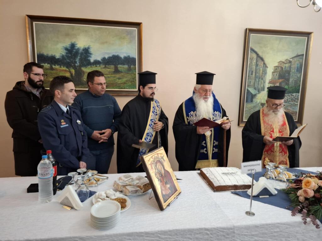 o-sevasmiotatos-mitropolitis-thivon-levadias Ο Σεβασμιώτατος Μητροπολίτης Θηβών Λεβαδείας και Αυλίδος κ. Γεώργιος στην 114 Πτέρυγα Μάχης Τανάγρας.