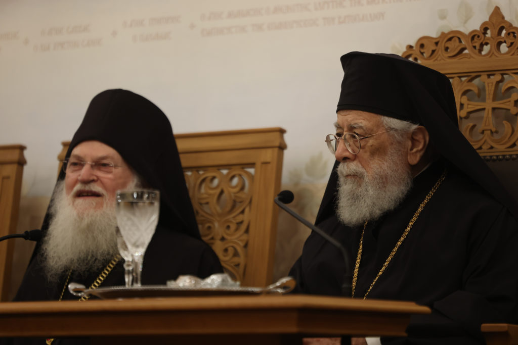 Ομιλίες στο Συνοδικό της Ι.Μ.Μ. Βατοπαιδίου κατά την πανήγυρη της Αγίας Ζώνης