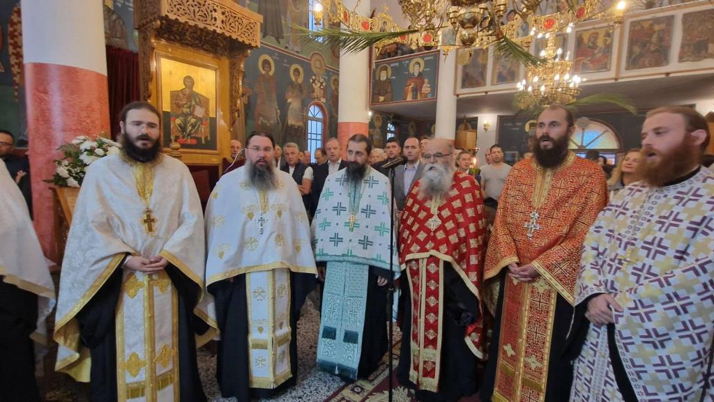 Πανηγυρικός εορτασμός της Αγίας Χρυσής στον τόπο του  Μαρτυρίου της