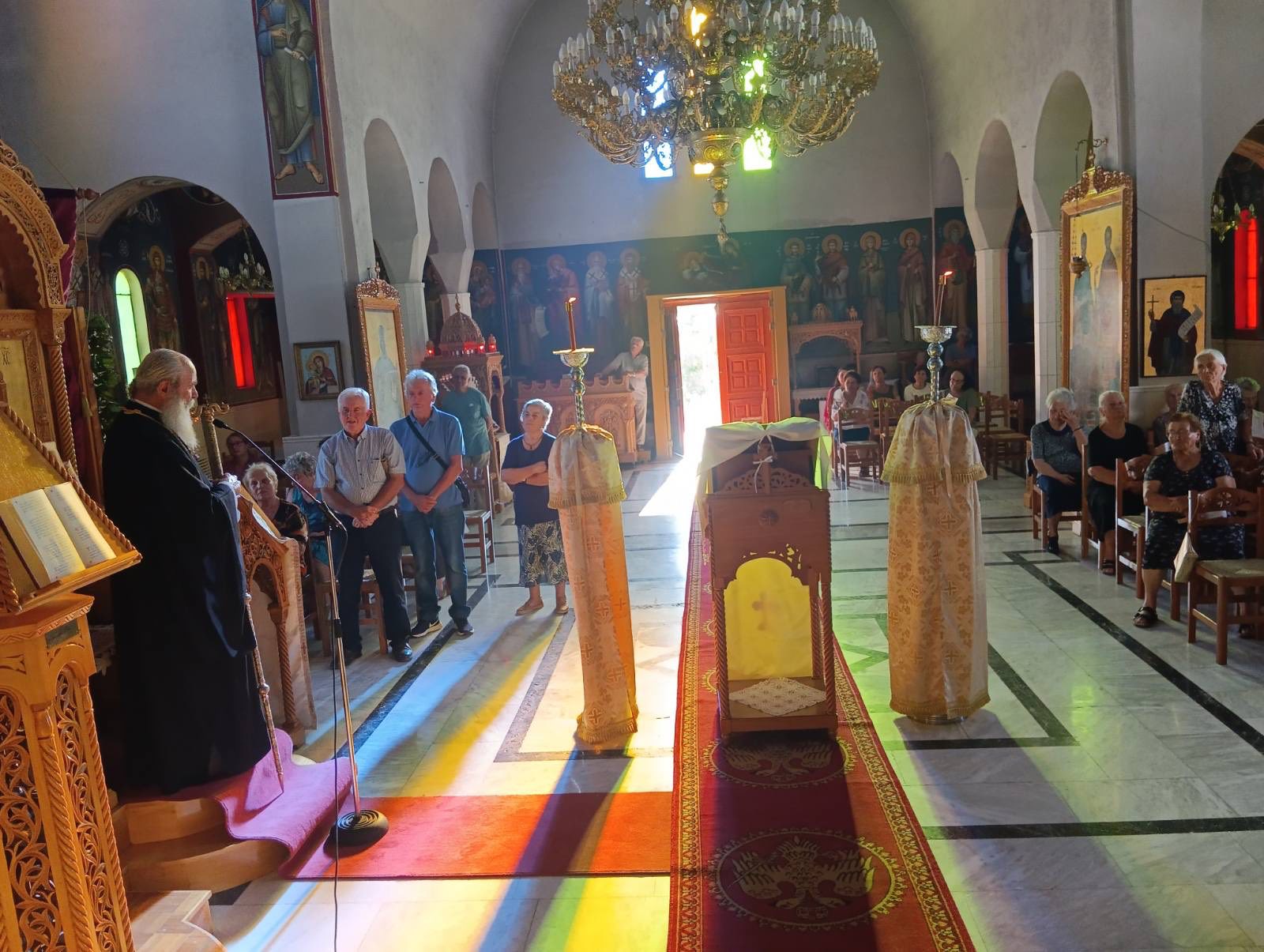 paraklisis-se-naous-tou-Αgkistriou Παρακλήσεις σε ναούς του Αγκιστρίου τέλεσε ο Μητροπολίτης Ύδρας