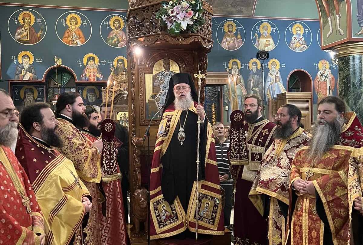 poliarchieratikos-esperinos-Αgiou-georgiou-neapolitou Πολυαρχιερατικός Εσπερινός Αγίου Γεωργίου Νεαπολίτου Πολιούχου Ι. Μ. Νέας Ιωνίας