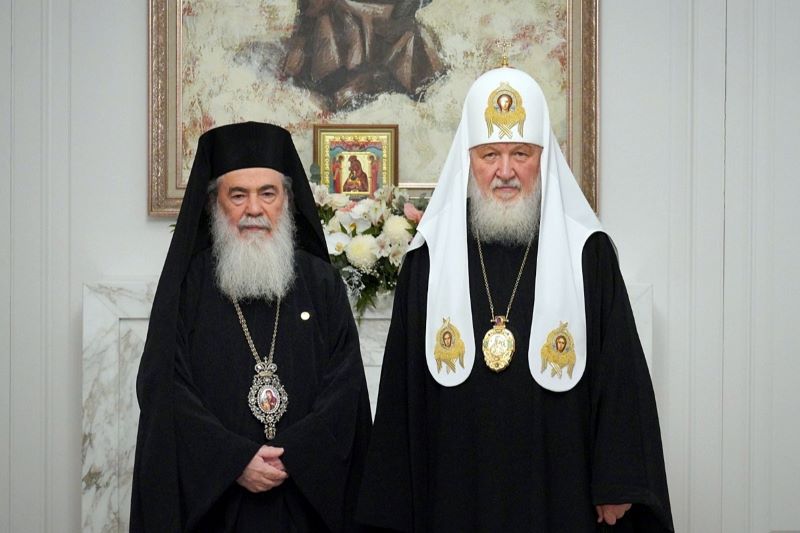 Πραγματοποιήθηκε συνάντηση των Πατριαρχών Μόσχας Κυρίλλου και Ιεροσολύμων Θεόφιλο Γ΄
