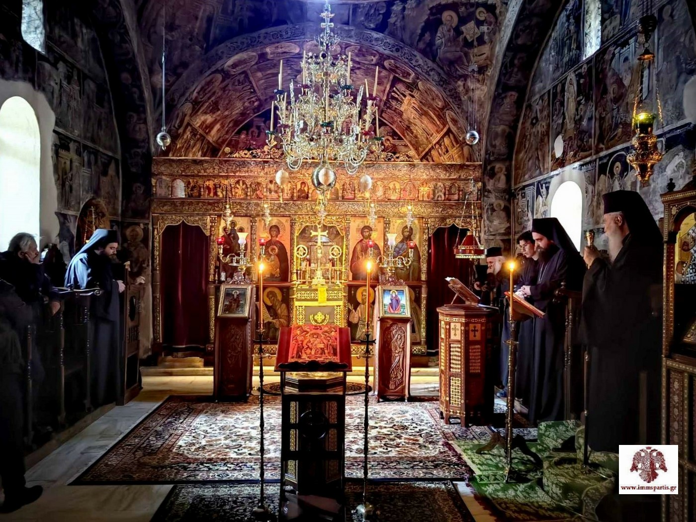 se-kataniktiko-klima-i-akolouthia Σε κατανυκτικό κλίμα η ακολουθία του Μεγάλου Κανόνος στην Ι.Μ. Αγίων Αναργύρων Πάρνωνα