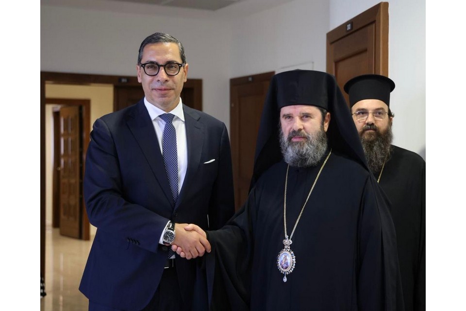 sinantisi-ipourgou-exoterikon-tis-kiprou Συνάντηση Υπουργού Εξωτερικών της Κύπρου με τον Αρχιεπίσκοπο Αλβανίας στα Τίρανα