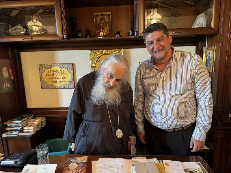 sinantisi-mitropoliti-edessis-me-ton Συνάντηση Μητροπολίτη Εδέσσης με τον Δήμαρχο Πέλλας