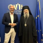 sinantisi-mitropolitou-patrῶn-me-ton Συνάντηση Μητροπολίτου Πατρῶν μέ τόν Διευθύνοντα Σύμβουλο τοῦ Ὀργανισμοῦ Λιμένος Πατρῶν.