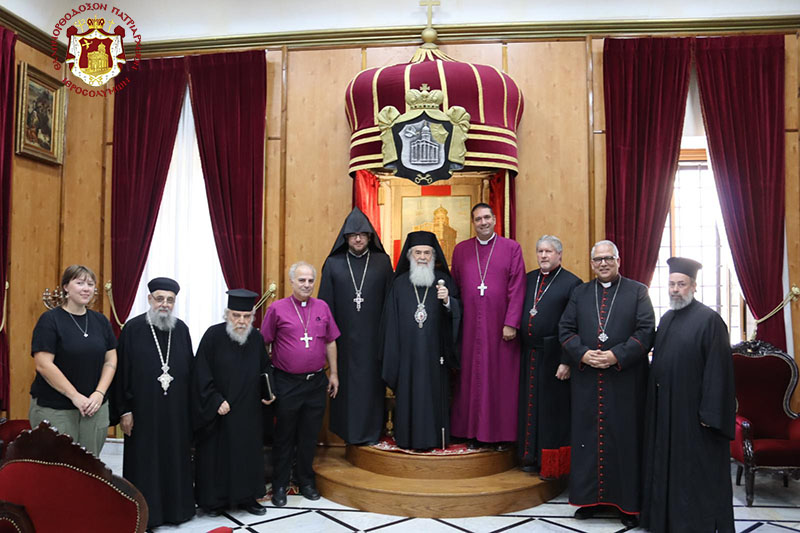 sinantisi-patriarchou-theofilou-meta-ton Συνάντηση Πατριάρχου Θεοφίλου μετά των Αρχηγών των Εκκλησιών στα Ιεροσόλυμα