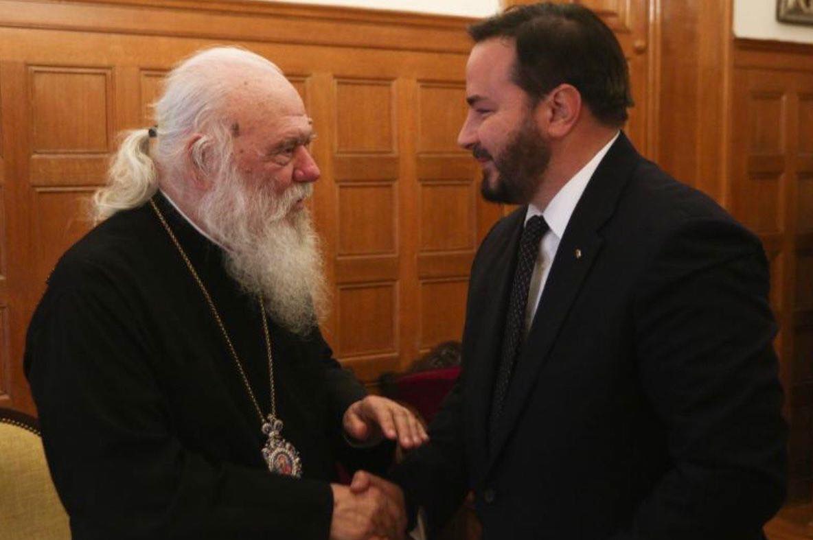 sinantisi-tou-voulefti-diamanti-gkolidaki Συνάντηση του Βουλευτή Διαμαντή Γκολιδάκη με τον Αρχιεπίσκοπο