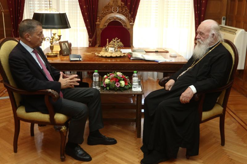 Συναντήσεις Αρχιεπισκόπου Ιερωνύμου