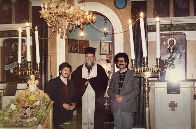 spania-fotografia-tou-Αgiou-evmeniou Σπάνια φωτογραφία του Αγίου Ευμένιου Σαριδάκη μαζί με πνευματικά του παιδιά