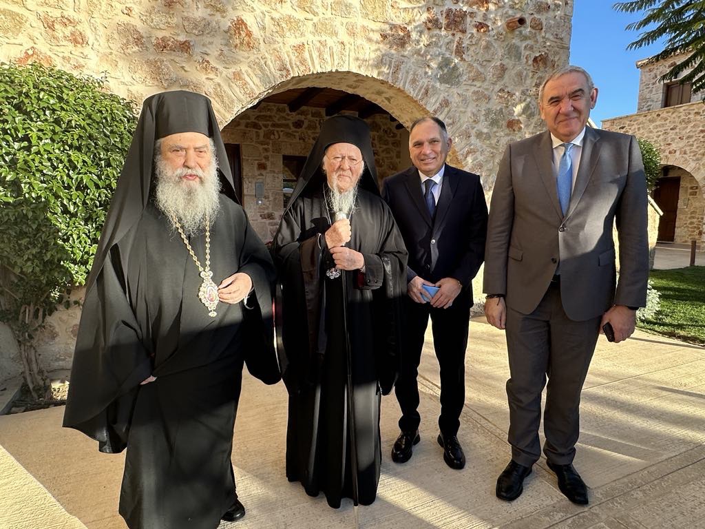 sparti-sinantisi-ikoumenikou-patriarchi-me Σπάρτη: Συνάντηση Οικουμενικού Πατριάρχη με τον βουλευτή Διονύσιο Ακτύπη