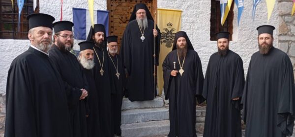 stin-iera-moni-profiti-ilia Στην Ιερά Μονή Προφήτη Ηλία Τυρνάβου χοροστάτησε στον πανηγυρικό Εσπερινό ο Σεβασμιώτατος