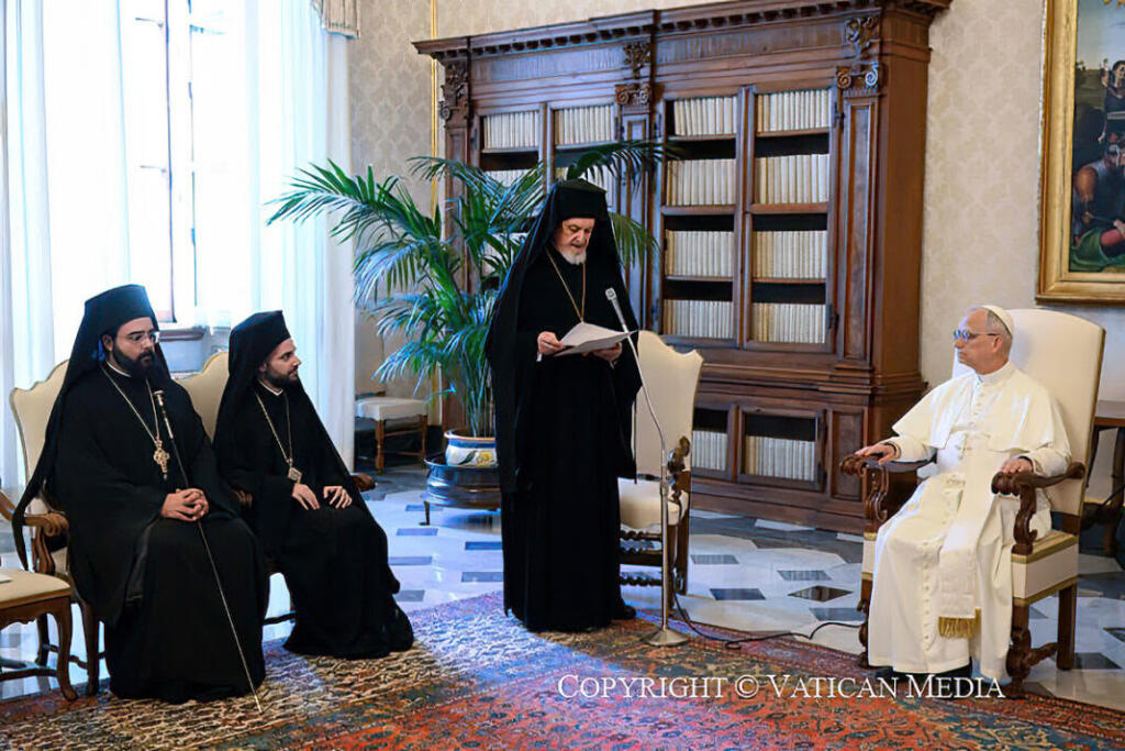 sto-vatikano-antiprosopia-tou-ikoumenikou Στο Βατικανό αντιπροσωπεία του Οικουμενικού Πατριαρχείου για την Θρονική εορτή – Συνάντηση με τον Πάπα Λέοντα ΙΔ´