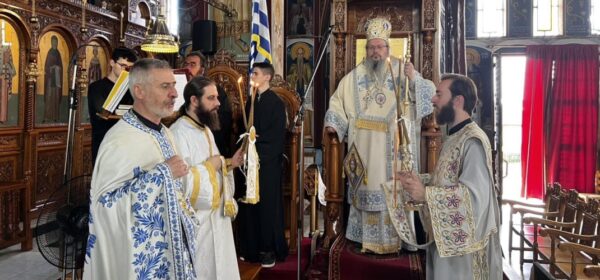 ston-panigirizonta-iero-nao-metamorfoseos Στον πανηγυρίζοντα Ιερό Ναό Μεταμορφώσεως του Σωτήρος Στεφανοβικείου ιερούργησε ο Σεβασμιώτατος (ΗΧΗΤΙΚΟ)