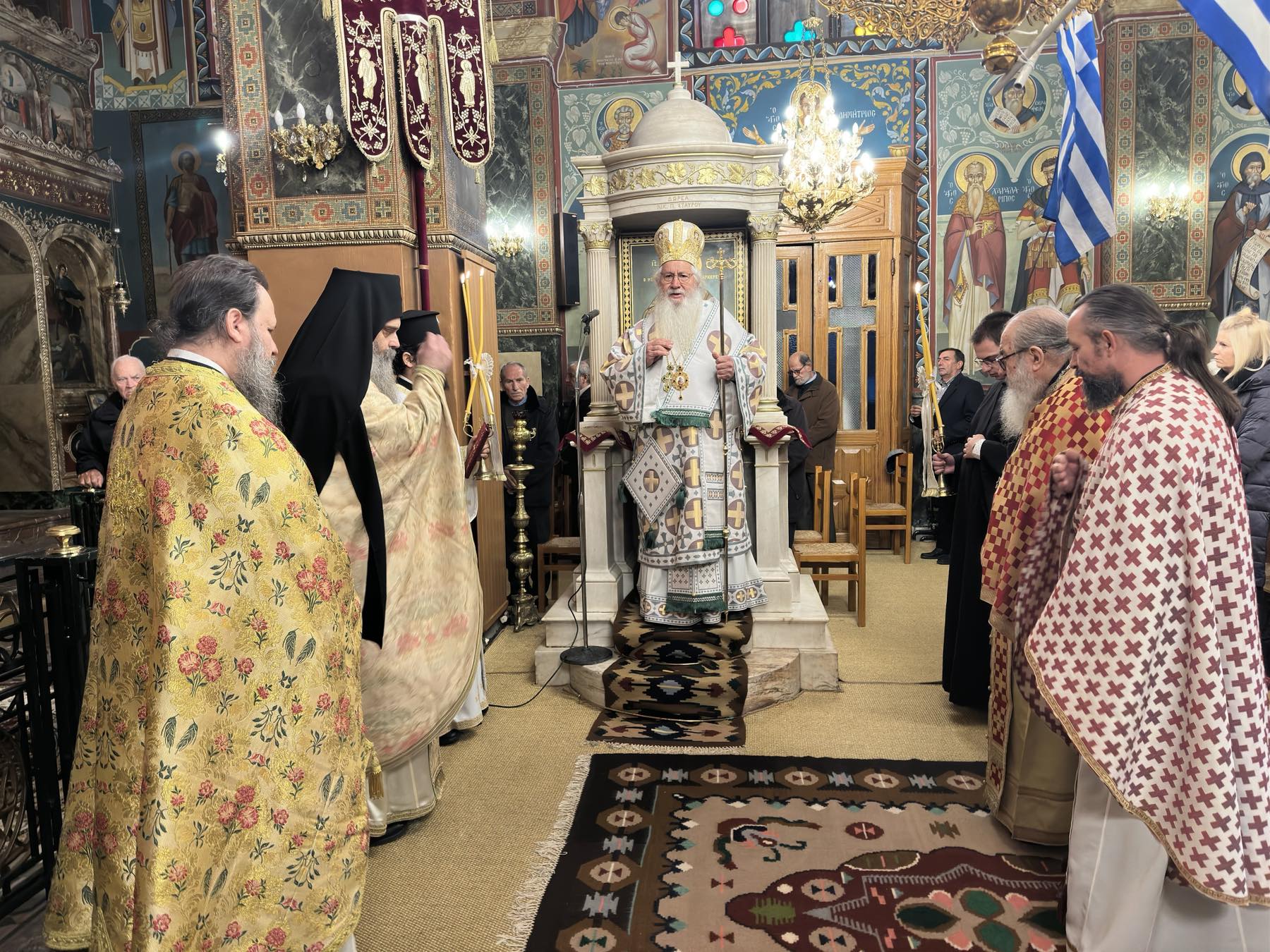 th.-litourgia-ston-i.-nao Θ. Λειτουργία στον Ι. Ναό Αγίου Γεωργίου και επέτειος Μάχης της Αράχωβας