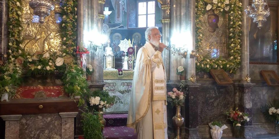 thia-litourgia-telese-stin-panagia Θεία Λειτουργία τέλεσε στην Παναγία Αγιάσου Μυτιλήνης ο Αρκαλοχωρίου Ανδρέας