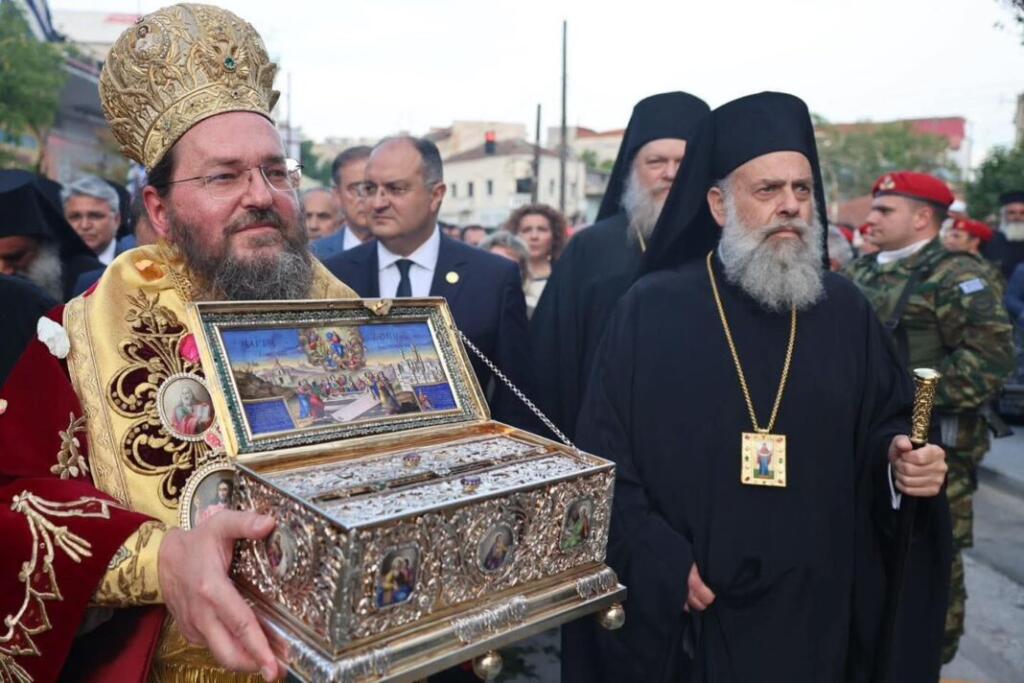 tin-Αgia-zoni-tis-panagias Την Αγία Ζώνη της Παναγίας υποδέχθηκε η πόλη και ο πιστός λαός του Κιλκίς