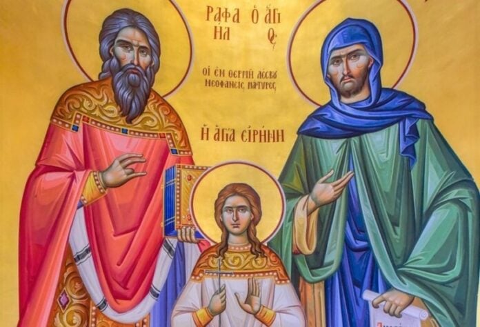 to-monastiri-tou-Αgiou-rafail Το Μοναστήρι του Αγίου Ραφαήλ στην Λέσβο με το Θαυματουργό Αγίασμα