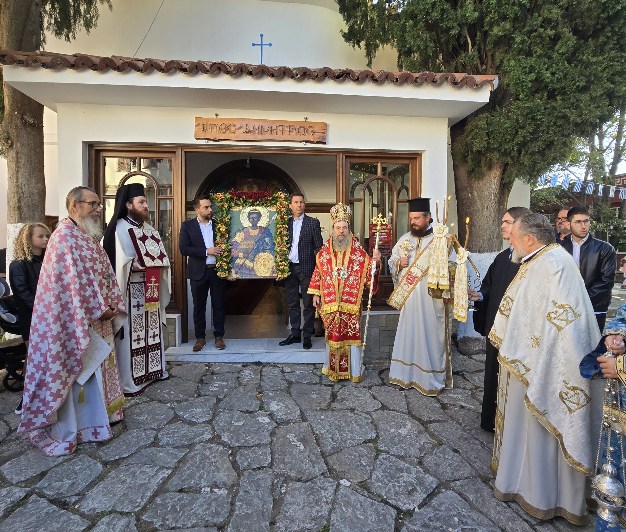 ton-megalomartira-Άgio-dimitrio-timise Τον Μεγαλομάρτυρα Άγιο Δημήτριο τίμησε η Γαλάτιστα Χαλκιδικής