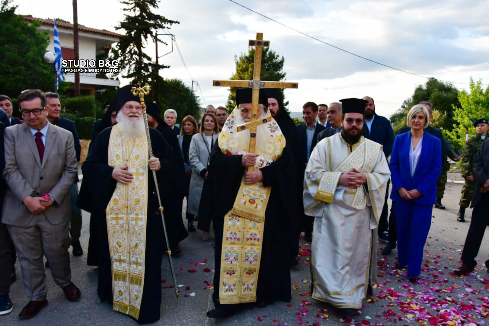 ton-stavro-tou-megalou-konstantinou Τον Σταυρό του Μεγάλου Κωνσταντίνου υποδέχθηκε το Κιβέρι Αργολίδας