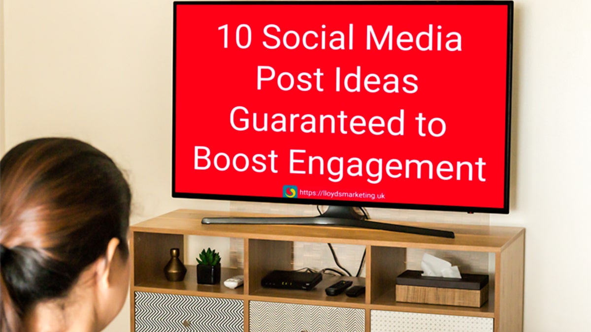 A blog post about 10 Facebook post ideas guaranteed to boost engagement