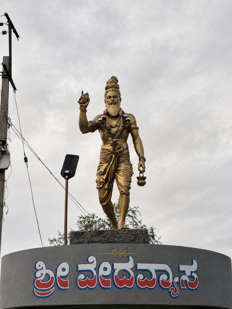 Statue of Maharishi Ved Vyas at Sundatti, Karnataka