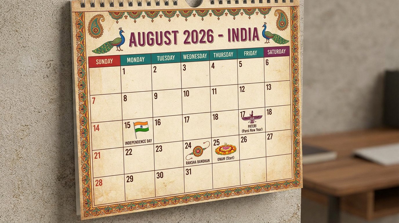 Major festivals in August 2026 in India cover