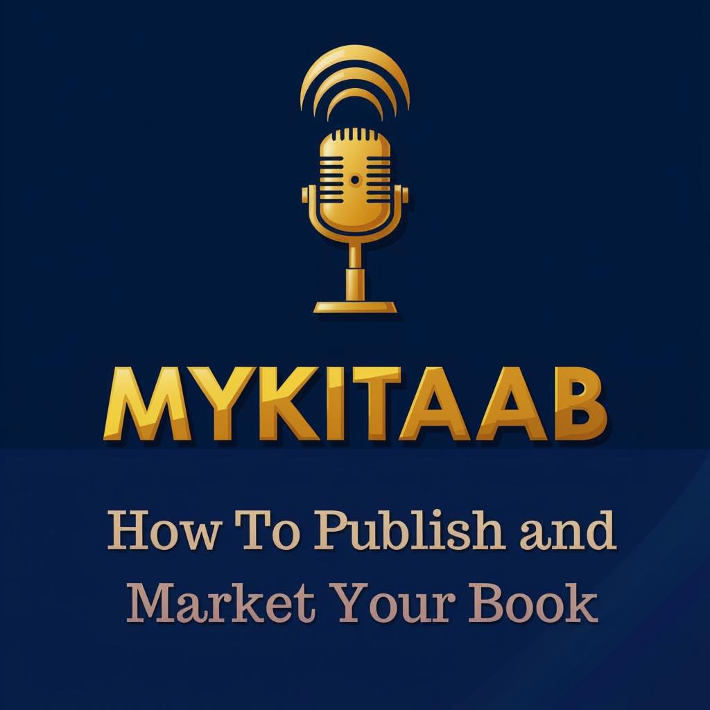 logo for MyKitaab Podcast, 2026