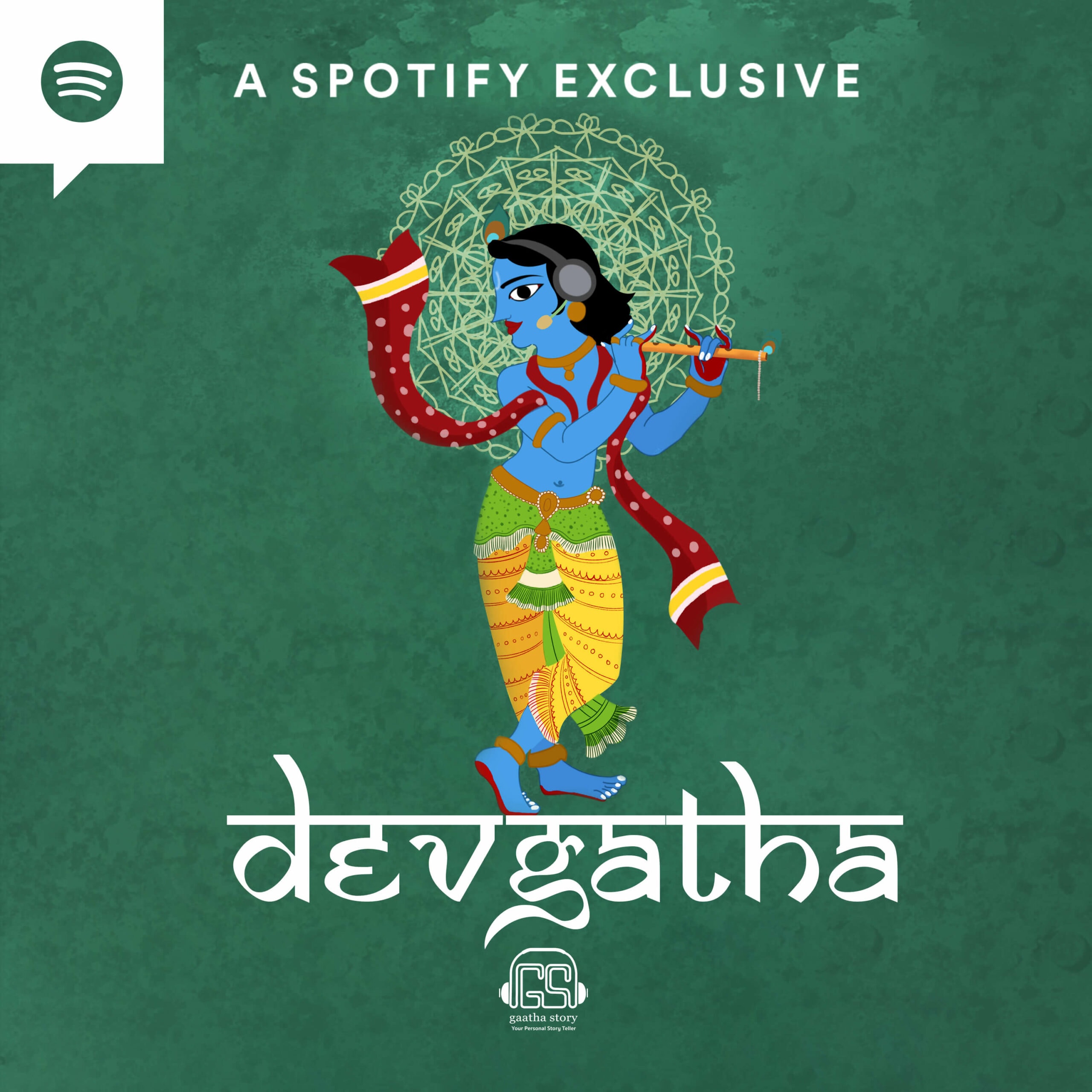 Logo for Devgatha English podacast by gaathastory