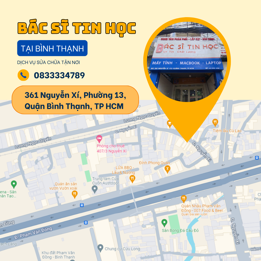 Sửa chữa máy tính chơi game tại Bác Sĩ Tin Học