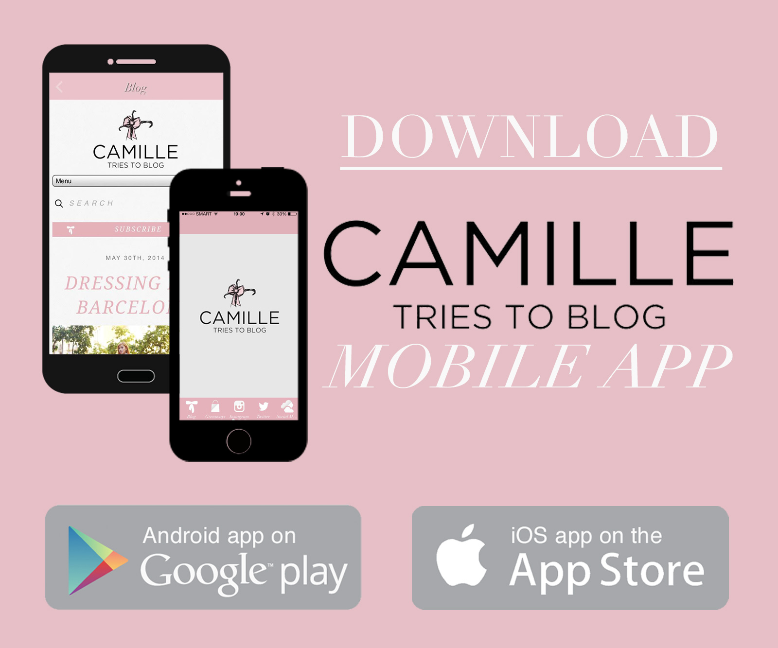 Camille Tries To Blog Mobile App