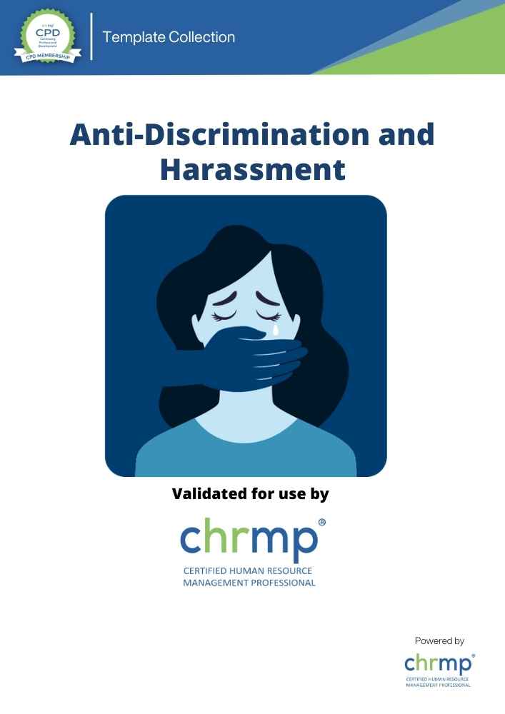 Anti-discrimination and harassment