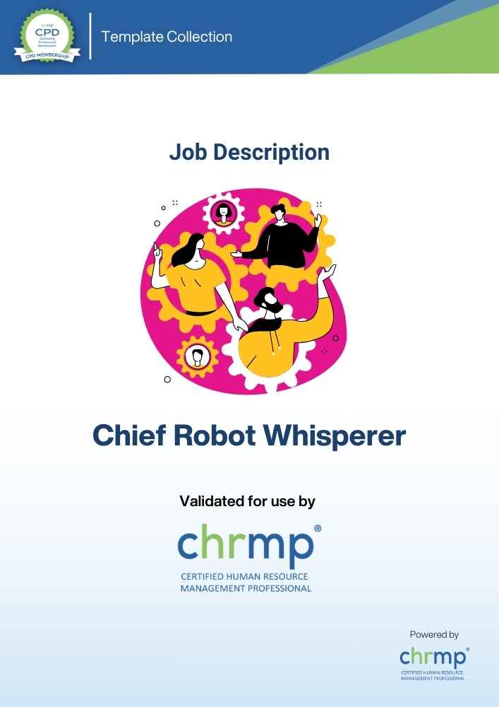 Chief Robot Whisperer
