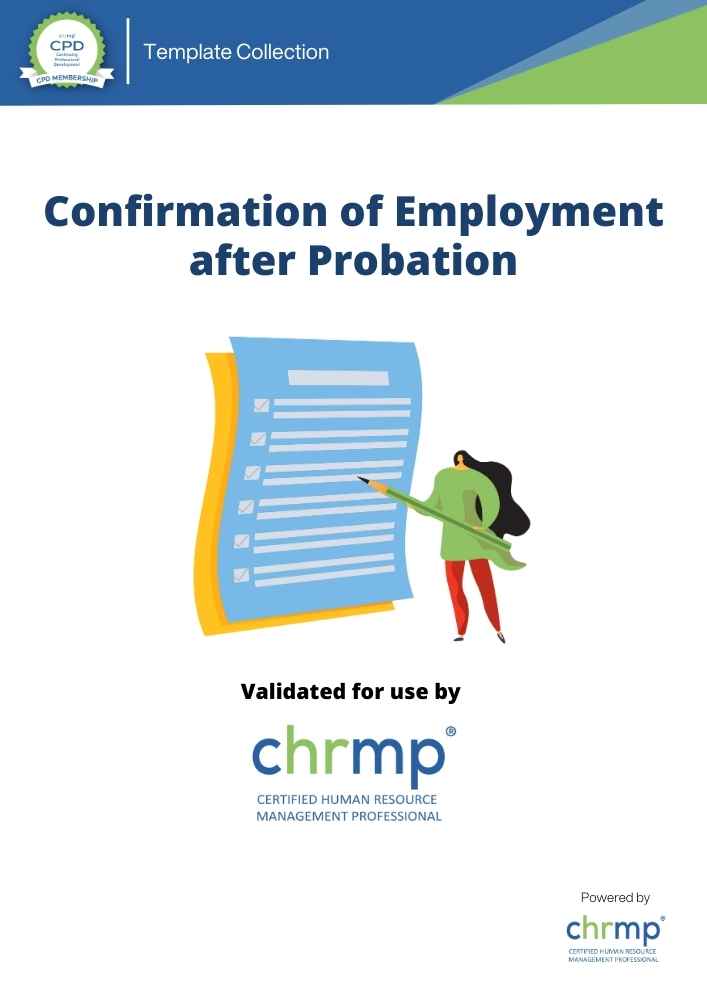 Confirmation of employment after probation