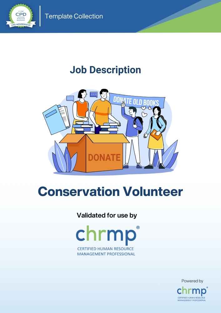 Conservation Volunteerservation Volunteer