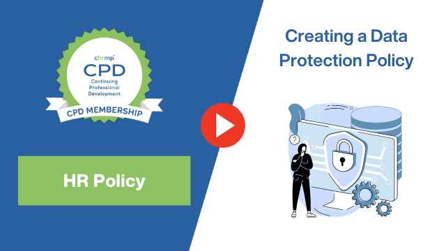 Creating a data protection policy