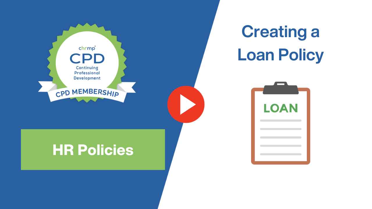 Creating a Loan policy