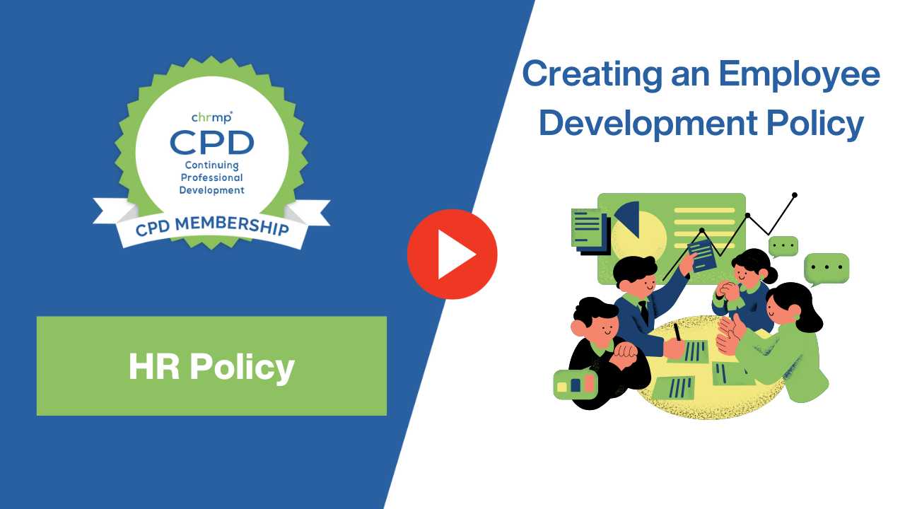 Creating an Employee Development Policy