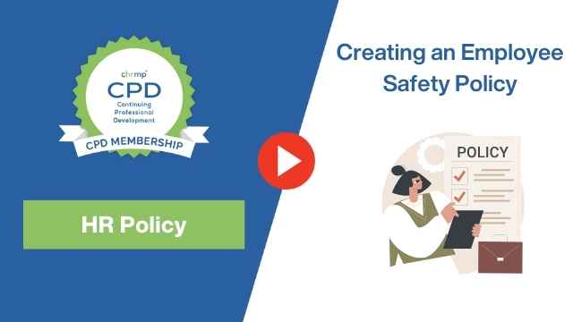 Creating an employee safety policy