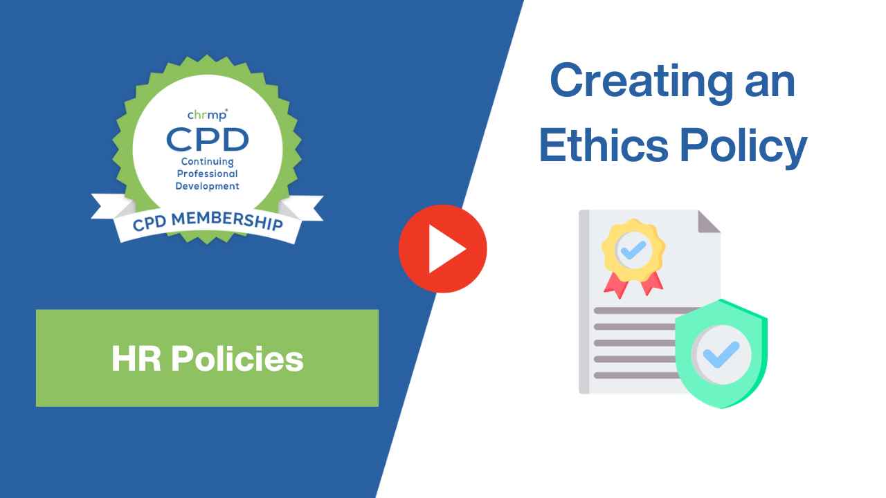 Creating an Ethics Policy