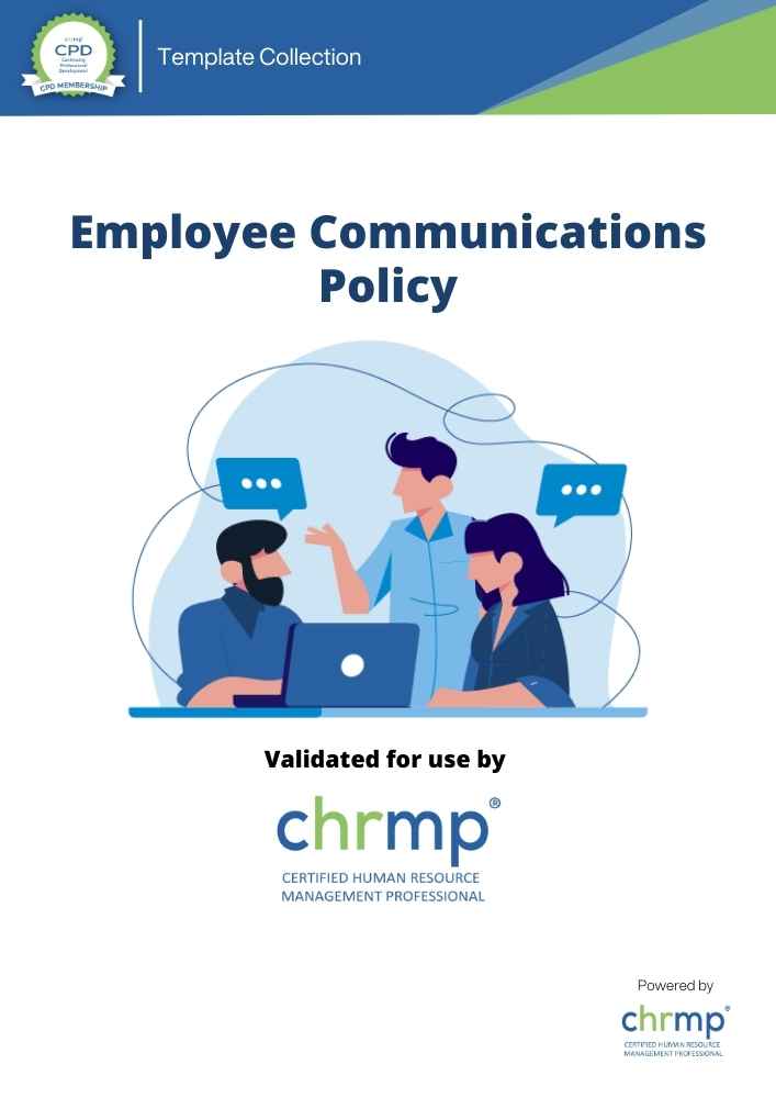 Employee Communications Policy - CHRMP Membership