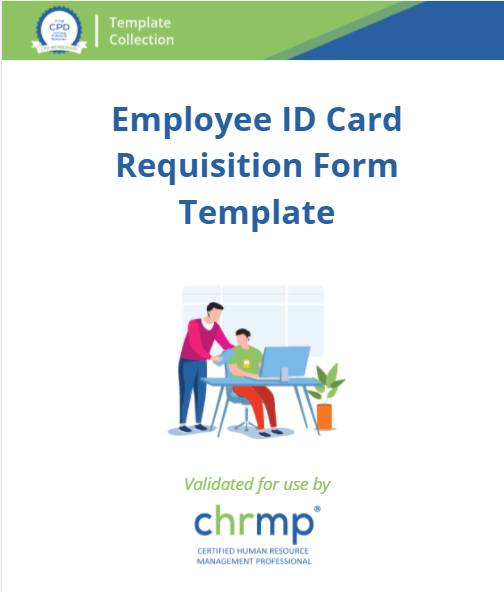 Employee ID Card Requisition Form Template
