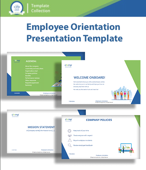 Employee Orientation Presentation Template - CHRMP Membership